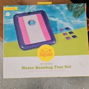 NWT Sun Squad Inflatable Water Beanbag Toss Set